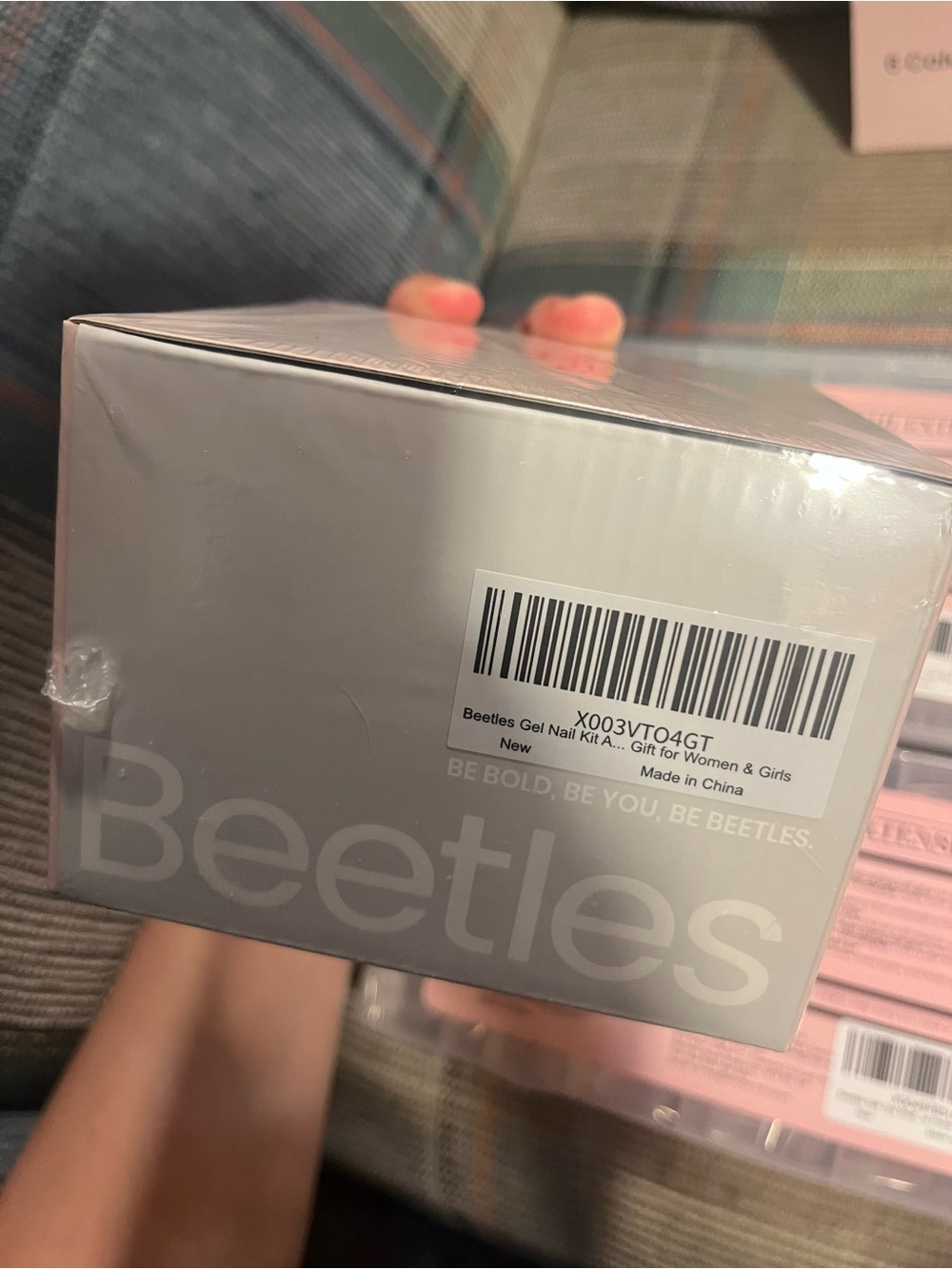 4 Beetles Bundle Nail Tips Glue Gel Polish Set Etch-X Almond Short Square Medium - Picture 15 of 16